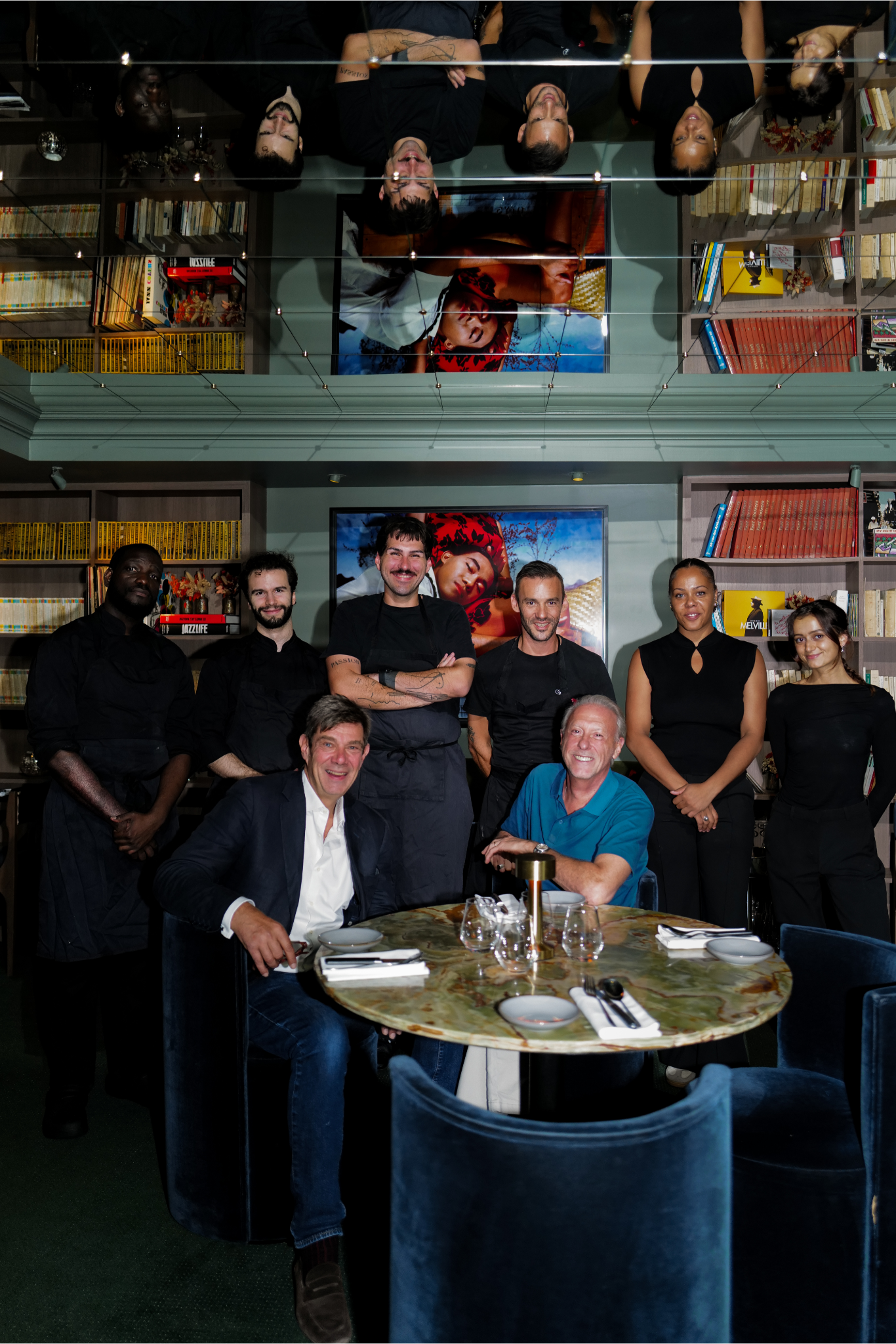 L'équipe de cuisine et de salle du Melville